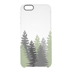 Pine Trees Clear iPhone 6/6S Case