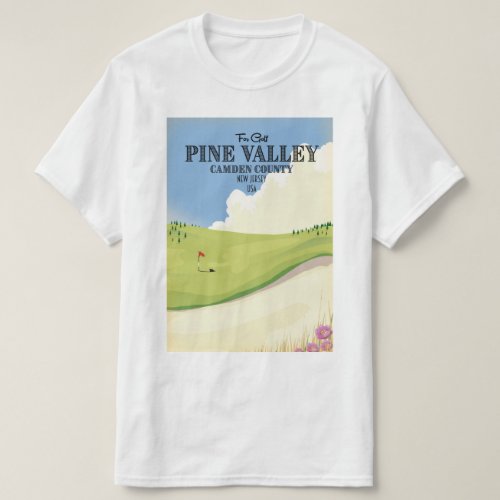Pine Valley Camden County New Jersey USA Golf T_Shirt