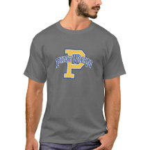 Pine View Collegiate Style T-Shirt in Dark Grey