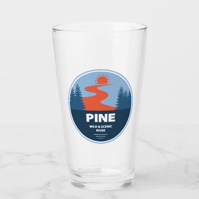 Pine Wild And Scenic River Glass (Front)