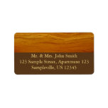 Pine Wood I Faux Wooden Texture Label