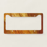 Pine Wood I Faux Wooden Texture License Plate Frame
