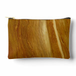Pine Wood II Faux Wooden Texture Accessory Pouch