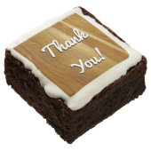 Pine Wood II Faux Wooden Texture Brownie (Angled)