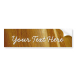 Pine Wood II Faux Wooden Texture Bumper Sticker