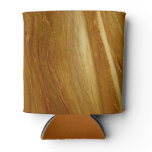 Pine Wood II Faux Wooden Texture Can Cooler