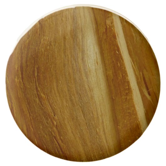 Pine Wood II Faux Wooden Texture Chocolate Covered Oreo (Front)