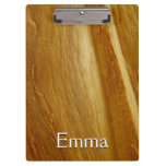 Pine Wood II Faux Wooden Texture Clipboard