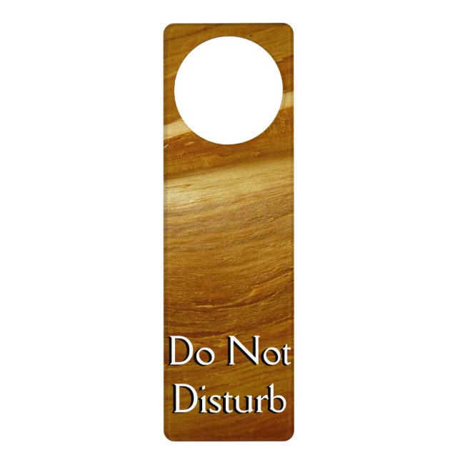 Pine Wood II Faux Wooden Texture Door Hanger (Front)