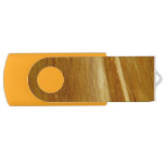 Pine Wood II Faux Wooden Texture Flash Drive