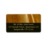 Pine Wood II Faux Wooden Texture Label