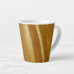 Pine Wood II Faux Wooden Texture Latte Mug