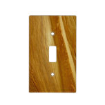 Pine Wood II Faux Wooden Texture Light Switch Cover