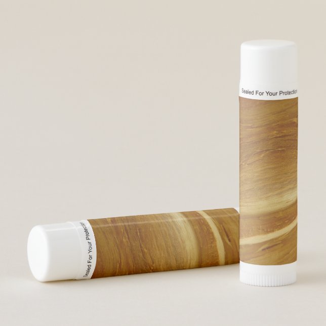 Pine Wood II Faux Wooden Texture Lip Balm (Front)