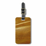 Pine Wood II Faux Wooden Texture Luggage Tag