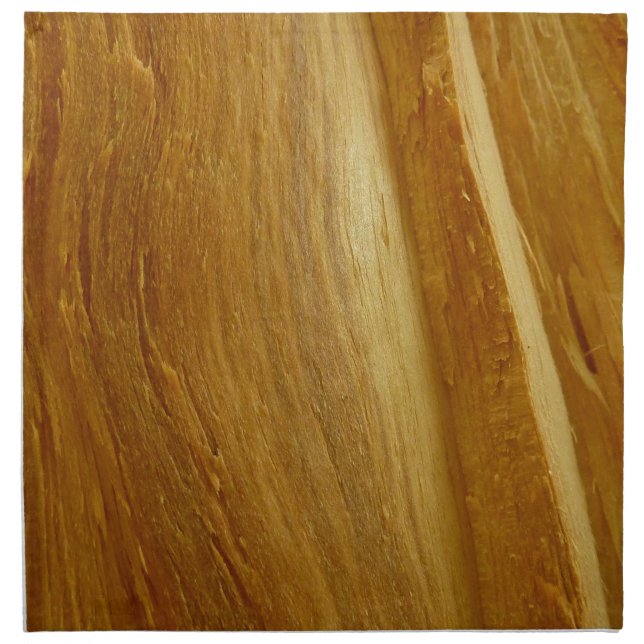 Pine Wood II Faux Wooden Texture Napkin (Front)