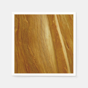Pine Wood II Faux Wooden Texture Paper Napkins