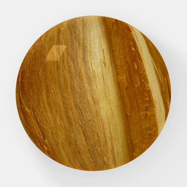 Pine Wood II Faux Wooden Texture Paperweight (Front)