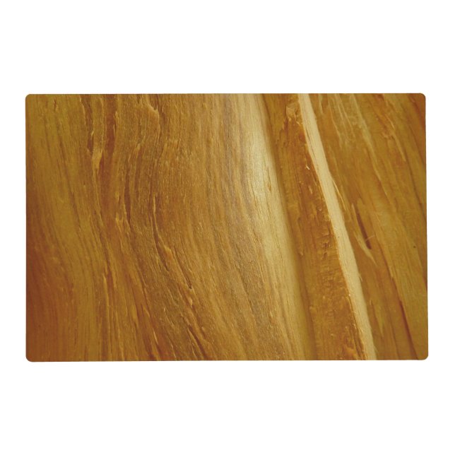 Pine Wood II Faux Wooden Texture Placemat (Front)