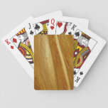 Pine Wood II Faux Wooden Texture Playing Cards