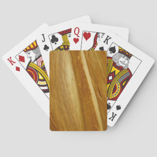 Pine Wood II Faux Wooden Texture Poker Cards