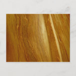 Pine Wood II Faux Wooden Texture Postcard