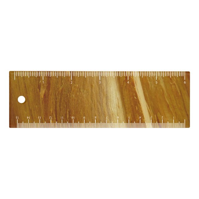 Pine Wood II Faux Wooden Texture Ruler (Front)