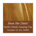 Pine Wood II Faux Wooden Texture Save the Date