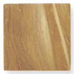 Pine Wood II Faux Wooden Texture Stone Coaster
