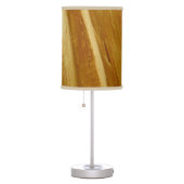 Pine Wood II Faux Wooden Texture Table Lamp (Right)