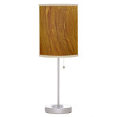 Pine Wood II Faux Wooden Texture Table Lamp (Left)