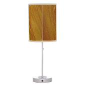 Pine Wood II Faux Wooden Texture Table Lamp (Back)