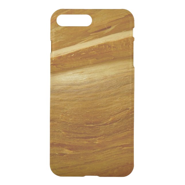 Pine Wood II Faux Wooden Texture Uncommon iPhone Case (Back)