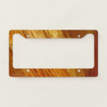 Pine Wood III Faux Wooden Texture License Plate Frame