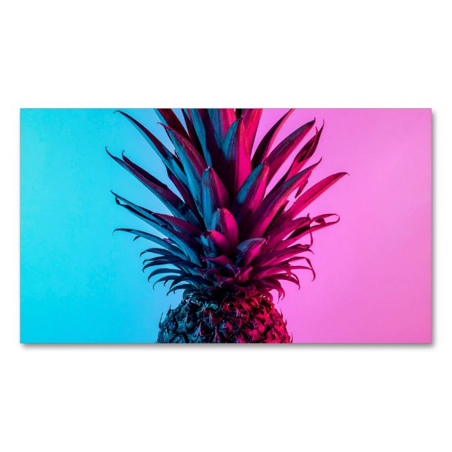 pineaple business card magnet (Front)