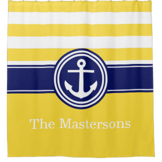 Blue And Yellow Shower Curtains | Zazzle Blue And Yellow Shower Curtains | Zazzle