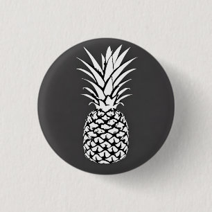 Pineapple 3 Cm Round Badge Button