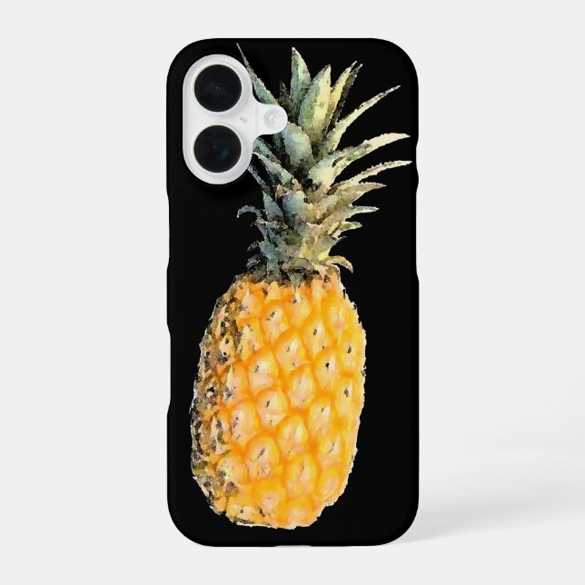 pineapple . a tropical fruit iphone case (Back)
