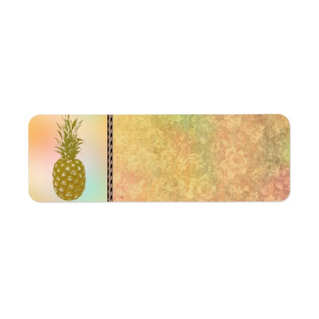 Pineapple Address Label (Front)