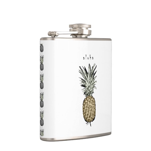 Pineapple Aloha good luck flask (Right)