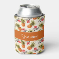 Pineapple and Hibiscus Can Cooler