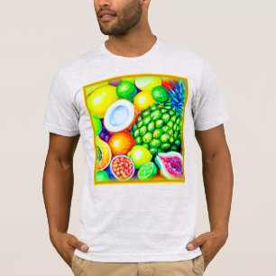 Pineapple and Tropical Fruits. Buy Now T-Shirt
