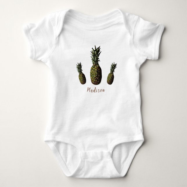 Pineapple Baby Bodysuit (Front)
