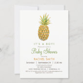Pineapple Baby Shower Invitation (Front)