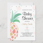 Pineapple Baby shower invitation Tropical Bridal