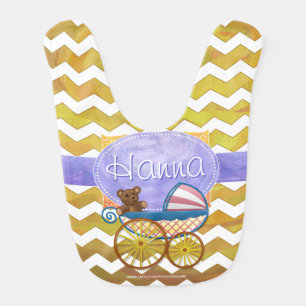 Pineapple Baby Stuff Bib