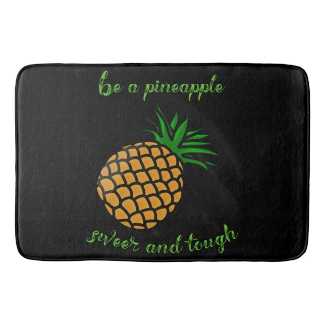Pineapple bath mats (Front)