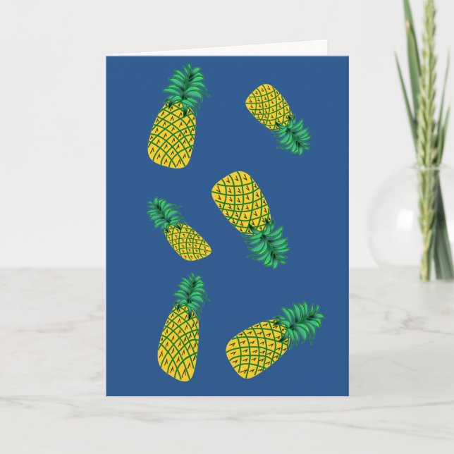 Pineapple Birthday Card (Front)
