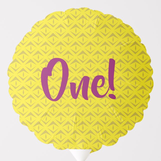Pineapple Birthday Party Balloon (Front)