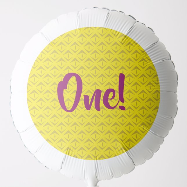 Pineapple Birthday Party Balloon (Front)